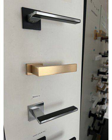 Panneau avec 8 poignées pour showroom -  poignée design