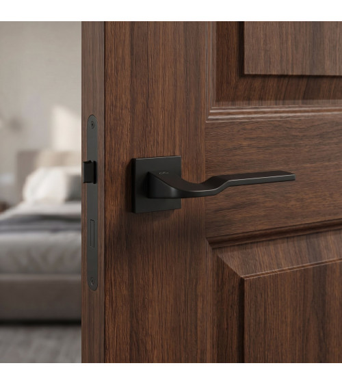 Poignée de Porte noire LINE BALI quincaillerie design