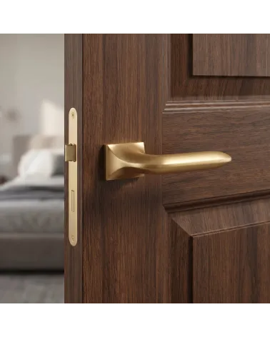 Poignée de Porte Or Mat pour une note chaleureuse - Modèle GLADIOLA
