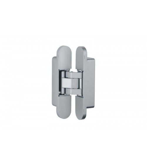 Charnière 3D de couleur argent pour une porte invisible