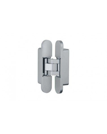 Charnière 3D de couleur argent pour une porte invisible