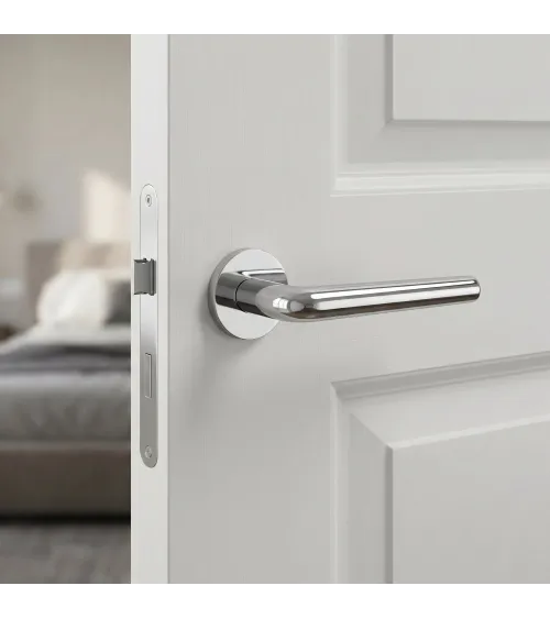 Poignée de porte chrome poli FUNKIA poignée design