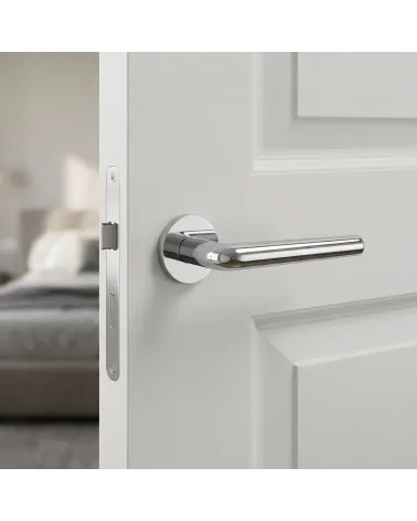 Poignée de Porte Chrome Poli pour une touche sophistiquée - FUNKIA