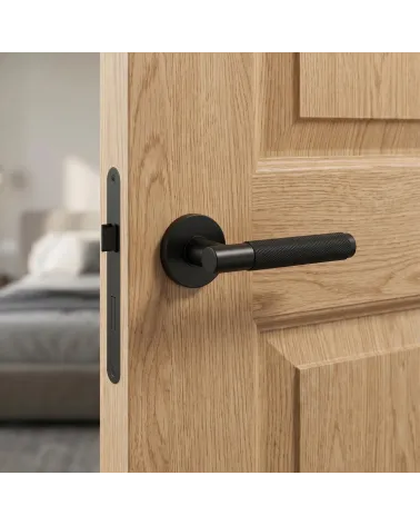 Poignée de Porte Noir une ambiance empreinte de luxe - Time Slim