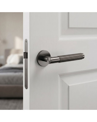 Poignée de Porte Texturée pour une déco authentique - Modèle Time Slim