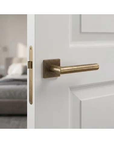 Poignée de Porte Patine Antique Mat Élégante et Chaleureuse - 4002-T2