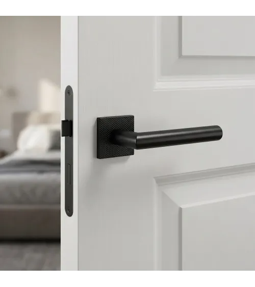Poignées de porte noir TUPAI 4002-T2