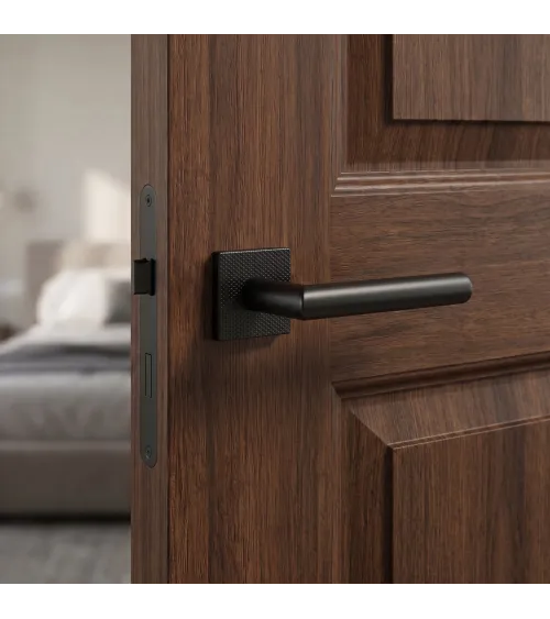 Poignées de porte noir TUPAI 4002-T2