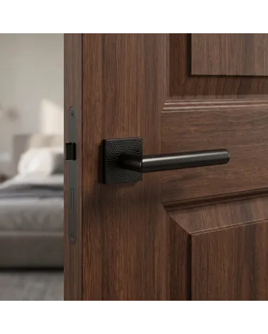 Poignée de Porte Noire pour un look chic et sobre - Modèle 4002-T1