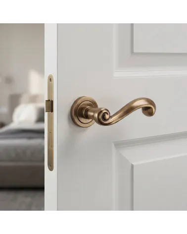Poignée de Porte Patine Antique Mat pour un intérieur raffiné - Modèle TUPAI 739