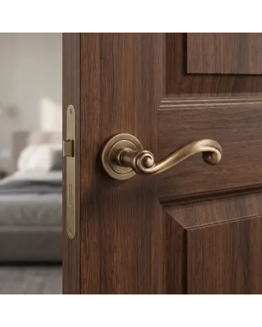 Poignée de Porte Patine Antique Mat pour un intérieur raffiné - Modèle TUPAI 739