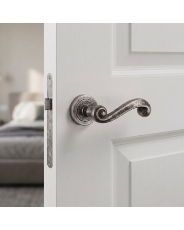Poignée de Porte Argent Antique pour une déco épurée - Modèle TUPAI 738