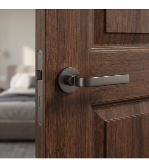 Poignée de porte graphite Ento Zai poignée design