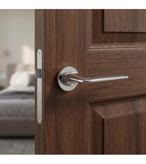 Poignée de porte chrome poli Ento Elan poignée design