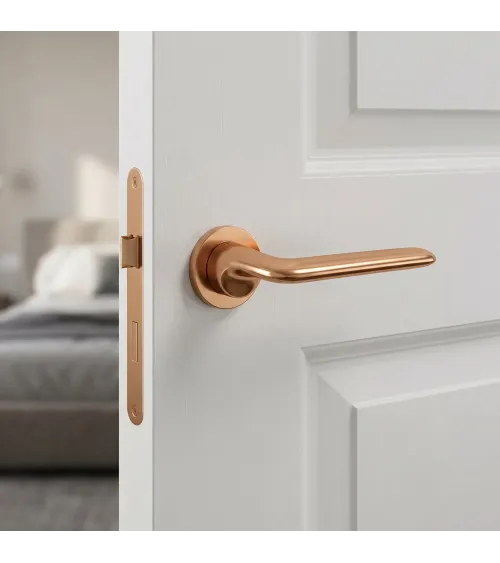 Poignée de porte cuivre Ento Elan poignée design