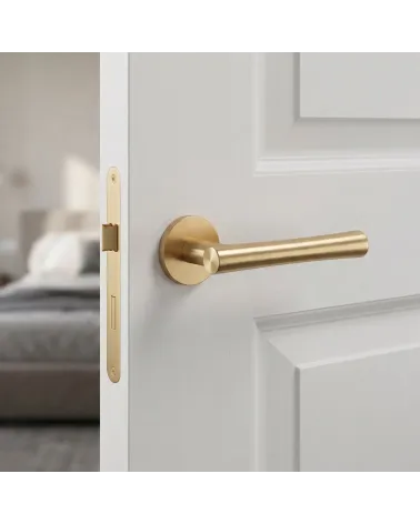 Poignées de porte or mat PAPAVERA