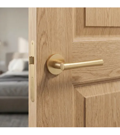 Poignée de porte or mat PAPAVERA poignée design