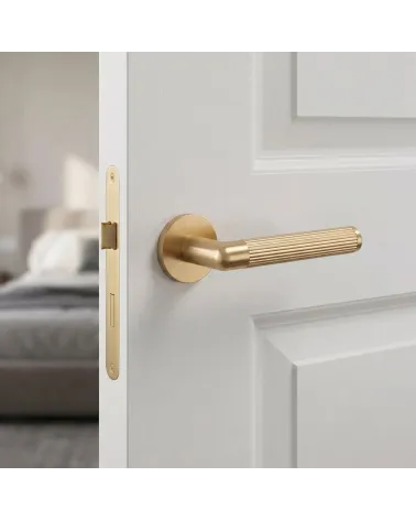 Poignée de Porte Or Mat Raffinée et Distinguée - Modèle LOBELLIA