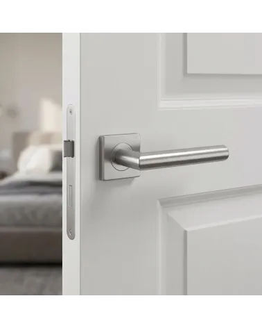 Poignée de Porte en Inox Solide et Robuste - Modèle KVADRAT 1701