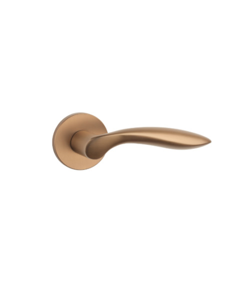 Poignée de porte STILE PULIA en aluminium marron clair