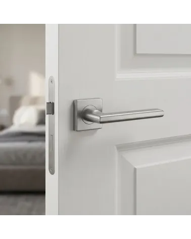 Poignée de Porte Classique, Solide et Fiable - Modèle KVADRAT 1702