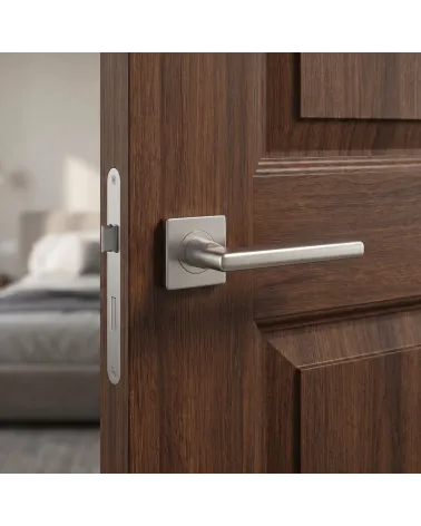 Poignée de Porte Classique, Solide et Fiable - Modèle KVADRAT 1702