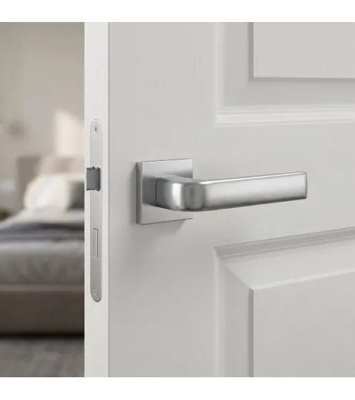 Poignée de porte chrome satiné JENA poignée design