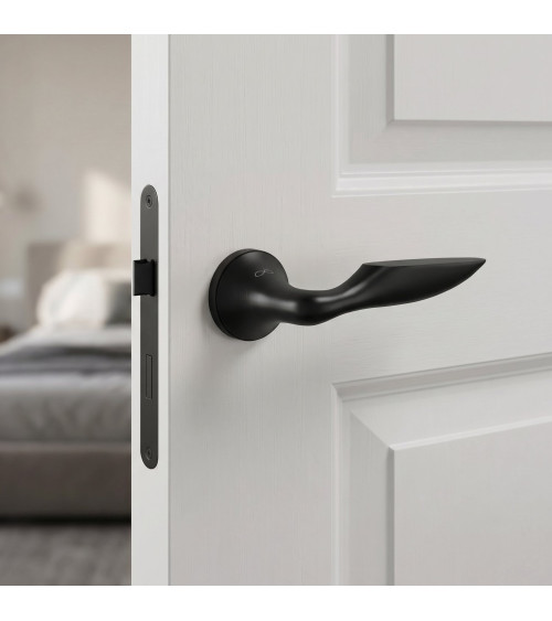 Poignée de porte noire DOUCE poignée design