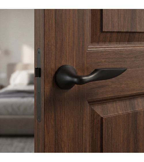 Poignée de porte noire DOUCE poignée design
