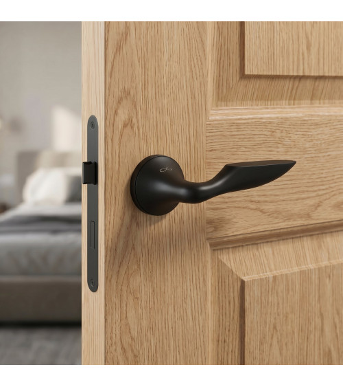Poignée de porte noire DOUCE poignée design
