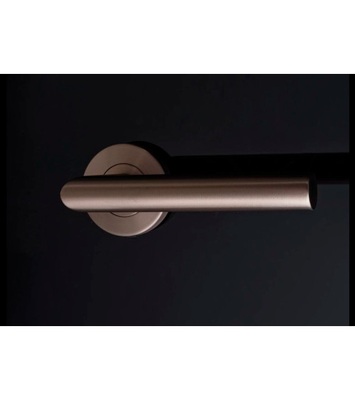 Poignée de porte Altesse bronze PVD, Grade 3 usage intensif