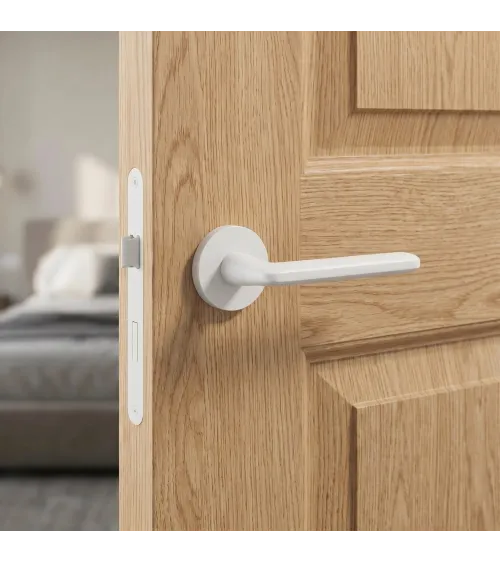 Poignée de porte blanche Spark poignée design
