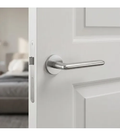 Poignée de porte chrome satiné Spark poignée design