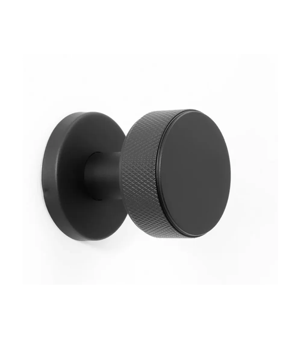 Bouton palière inox or satiné PVD pour usage intensif - model Cers