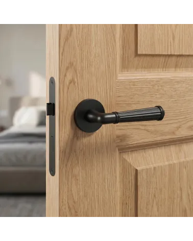 Poignée de porte ARIDA noir mat | Millapoignées