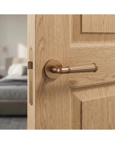 Poignée de porte ARIDA Marron Clair | Millapoignées