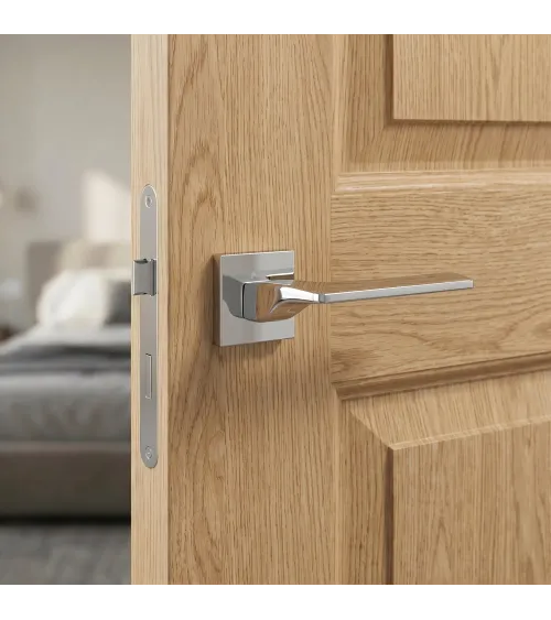 Poignée de porte chrome poli SEMPRE poignée design