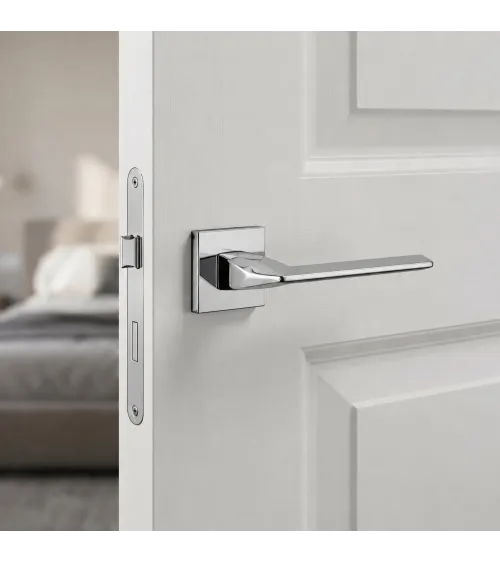 Poignée de porte chrome poli EVER poignée design