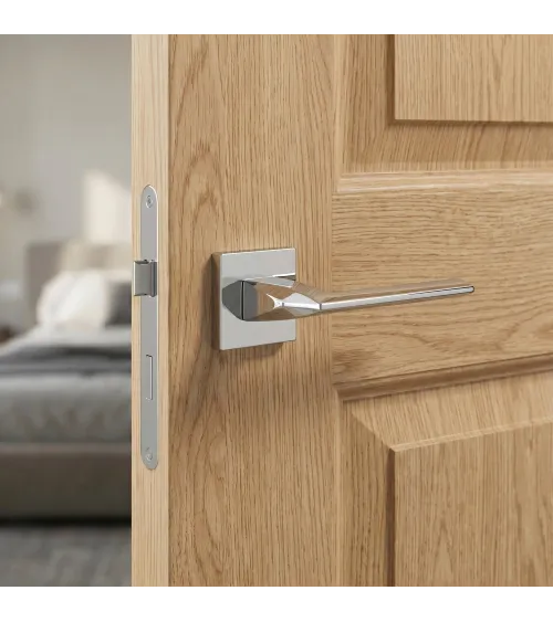 Poignée de porte chrome poli EVER poignée design