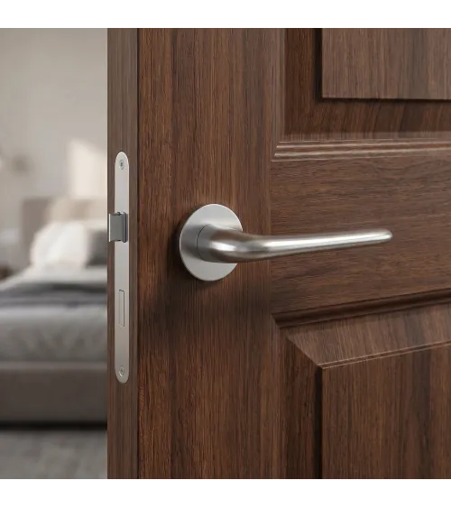 Poignée de porte Chrome satiné AZALIA poignée design