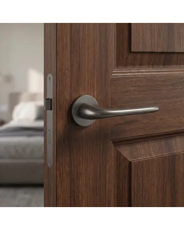 Poignée de Porte Anthracite au caractère noble - Modèle AZALIA