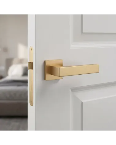 Poignée de Porte Or Mat Splendide et Raffinée - Modèle PINA