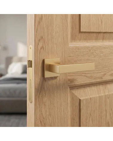 Poignée de Porte Or Mat Splendide et Raffinée - Modèle PINA