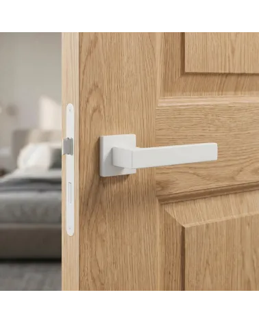 Poignée de Porte Blanche pour une déco fraîche et lumineuse - PINA