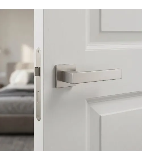 Poignée de porte nickel satiné PINA poignée design