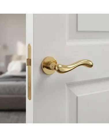 Poignées de porte couleur bronze Mandelli Ande
