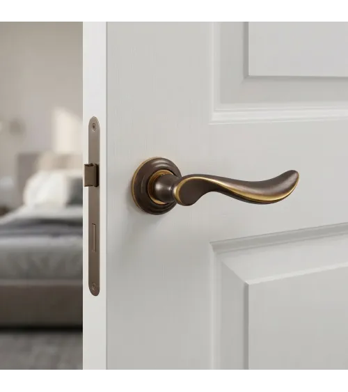 Poignée de porte bronze Mandelli Norma poignée design