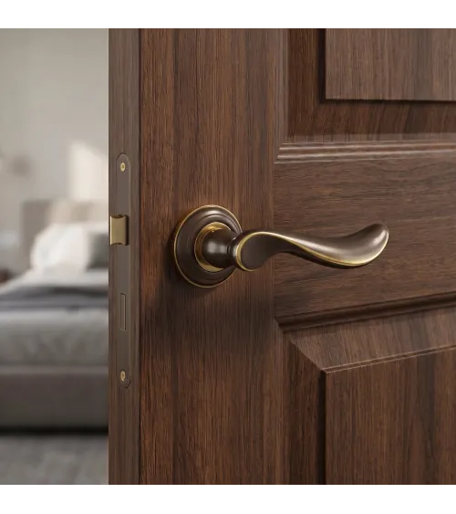 Poignée de porte bronze Mandelli Norma poignée design