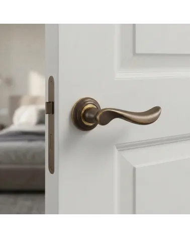 Poignées de porte or mat Mandelli Norma