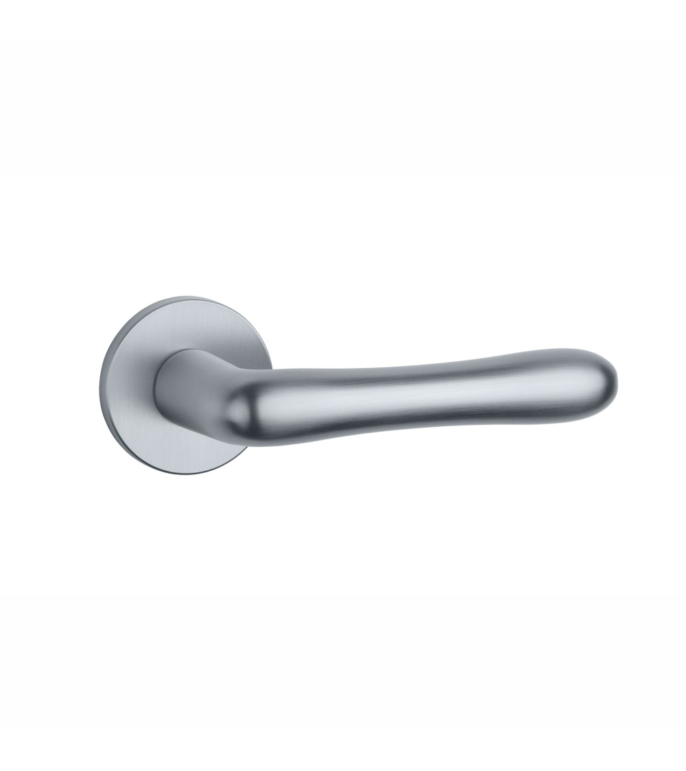 Poignée de porte chrome satiné CYNIA poignée design